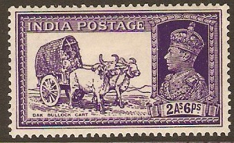 India 1937 2a.6p Bright violet. SG252.