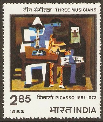 India 1982 2r.85 Picasso Commemoration Stamp. SG1037.