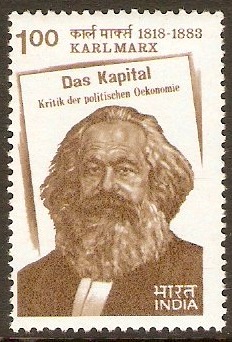 India 1983 1r Karl Marx Commemoration. SG1084.