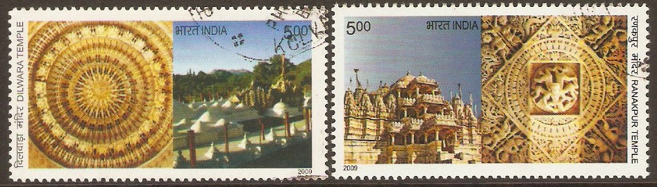 India 2009 Heritage Temples Stamps Set. SG2635-SG2638.