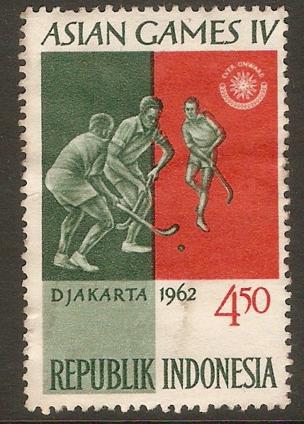 Indonesia 1962 4r.50 Asian Games series. SG920.