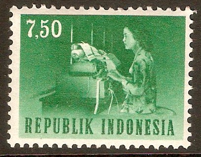 Indonesia 1962 7r.50 Transport series. SG1004.