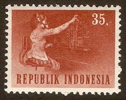 Indonesia 1962 35r Transport series. SG1008.