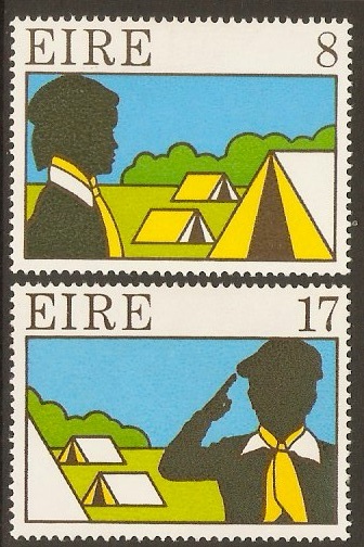 Ireland 1977 Scout and Guide Set. SG409-SG410.