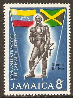 Jamaica 1966 8d "Jamaica Letter" Stamp. SG259.