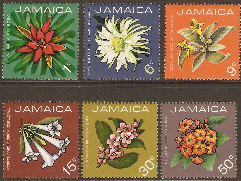 Jamaica 1973 Flora Set. SG369-SG374.