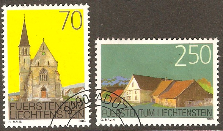 Liechtenstein 2003 Historical Env. (3rd.series) Set. SG1292-1293
