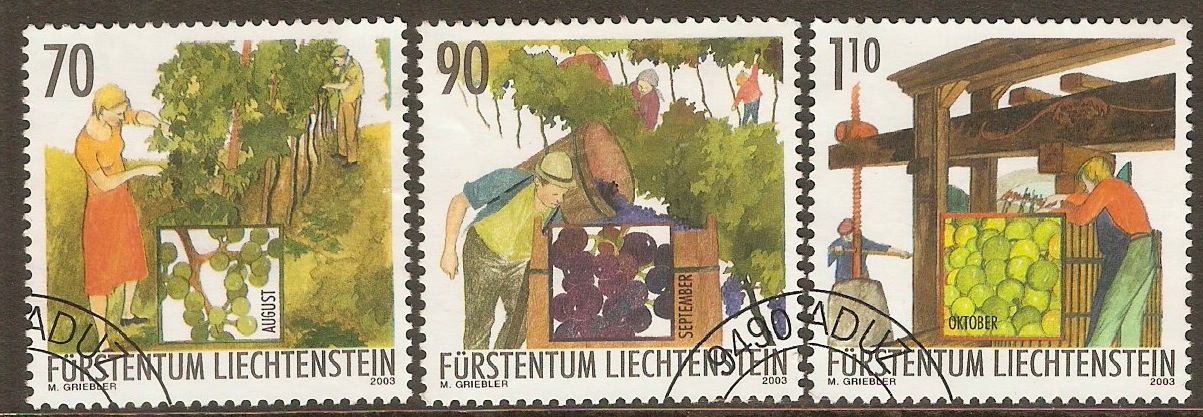 Liechtenstein 2003 Viticulture (3rd. issue) set. SG1304-SG1305.