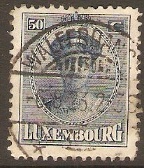 Luxembourg 1921 50c Deep blue. SG203.