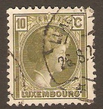 Luxembourg 1926 10c Olive-green. SG246.