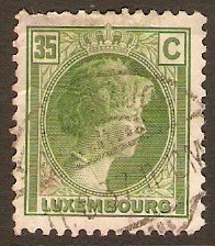 Luxembourg 1926 35c Green. SG248e.