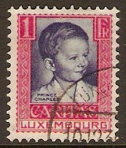 Luxembourg 1930 1f +25c Child Welfare series. SG292.