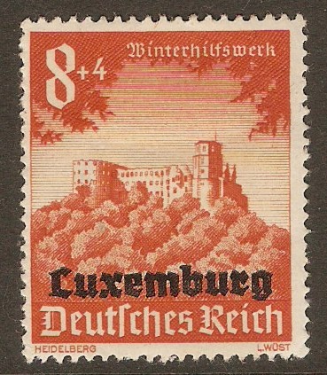 Luxembourg 1941 8pf +4pf German Occupation series. SG433.