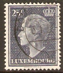 Luxembourg 1948 25c Bluish grey. SG515.