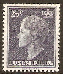 Luxembourg 1948 25c Bluish grey. SG515.