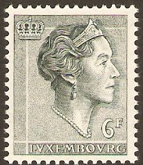 Luxembourg 1960 6f deep bluish green. SG681a.