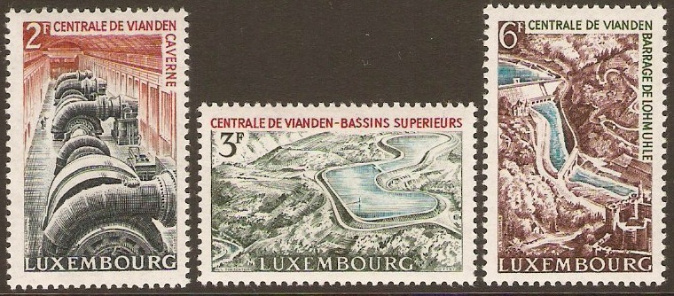 Luxembourg 1964 Reservoir Opening Set. SG740-SG742.