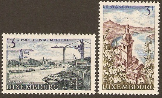 Luxembourg 1967 Tourism Stamps. SG807-SG808.