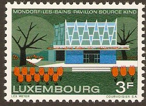 Luxembourg 1968 Thermal Baths Stamp. SG823.