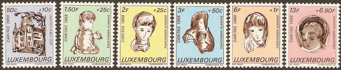 Luxembourg 1968 Welfare Set. SG829-SG834.