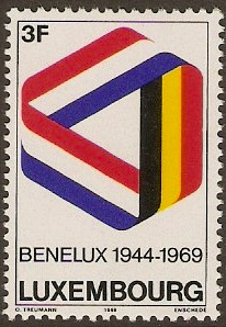 Luxembourg 1969 Benelux Anniversary. SG841.