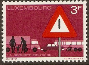 Luxembourg 1970 Road Safety Stamp. SG857.
