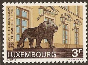 Luxembourg 1970 City Suburbs Anniversary. SG860.