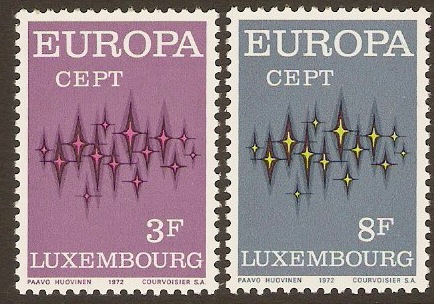 Luxembourg 1972 Europa Stamps. SG890-SG891.