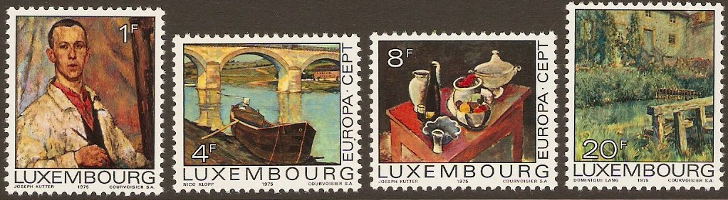 Luxembourg 1975 Paintings Series. SG947-SG950.
