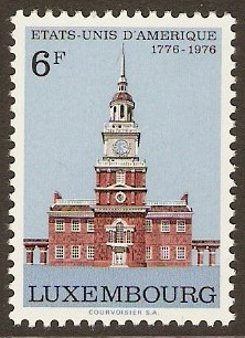Luxembourg 1976 American Bicentenary Stamp. SG970.
