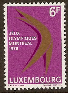 Luxembourg 1976 Olympic Games Stamp. SG971.