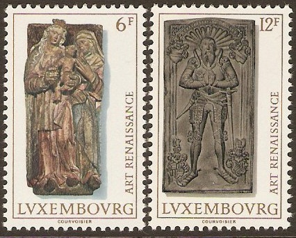 Luxembourg 1976 Renaissance Art Stamps. SG973-SG974.
