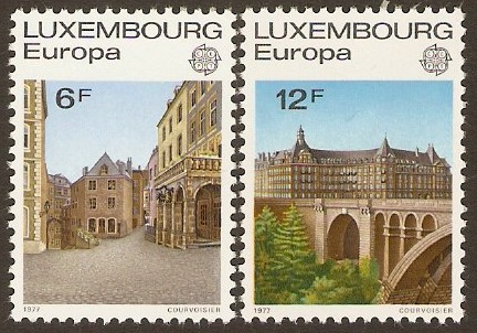 Luxembourg 1977 Europa Stamps. SG985-SG986.