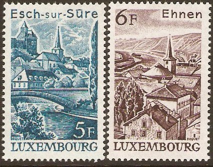 Luxembourg 1977 Tourism Stamps. SG987-SG988.