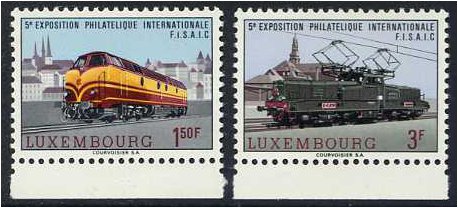 Luxembourg 1966 Railwaymen Philatelic Set. SG785-SG796.