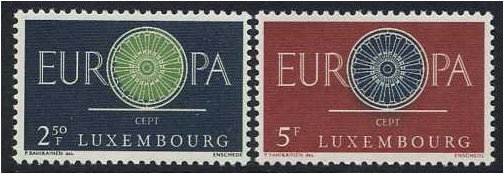 Luxembourg 1960 Europa Set. SG683-SG684.