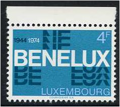 Luxembourg 1974 Benelux Custom Union Stamp. SG935.