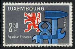 Luxembourg 1960 National Crafts Stamp. SG682.
