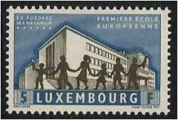 Luxembourg 1960 European School Stamp. SG671.