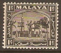 Selangor 1942 1c Black. SGJ281.