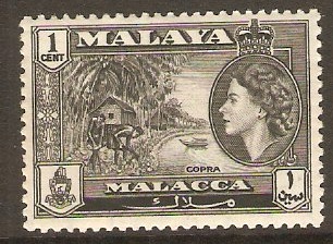 Malacca 1957 1c Black. SG39