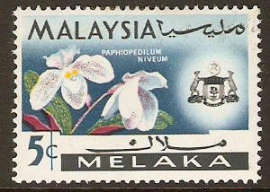 Malacca 1965 5c Orchid Series. SG63.