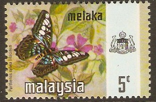 Malacca 1971 5c Butterfly Series. SG72.