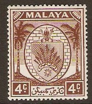 Negri Sembilan 1949 4c Brown. SG45.