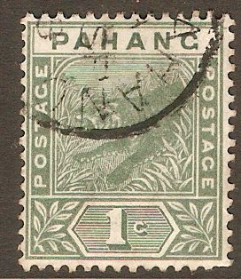 Pahang 1891 1c Green. SG11.