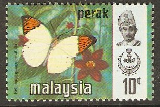 Perak 1971 10c Butterfly Series. SG176.