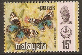 Perak 1971 15c Butterfly Series. SG177.