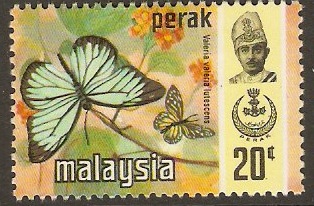 Perak 1971 20c Butterfly Series. SG178.