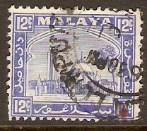 Selangor 1935 12c Bright ultramarine. SG77.