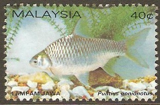 Malaysia 1983 40c Freshwater Fish Series. SG262.